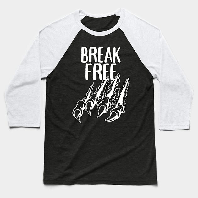 Break Free - beast Baseball T-Shirt by RIVEofficial